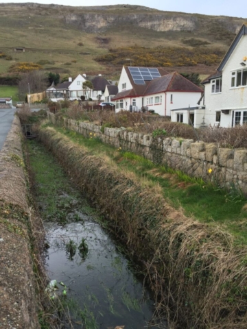 Row of houses in Wales
